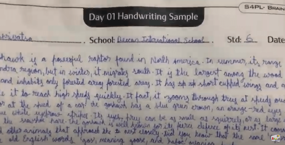 Srivatsava - Scientific Handwriting - Brain Studio