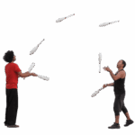 Tandem-Juggling-Clubs